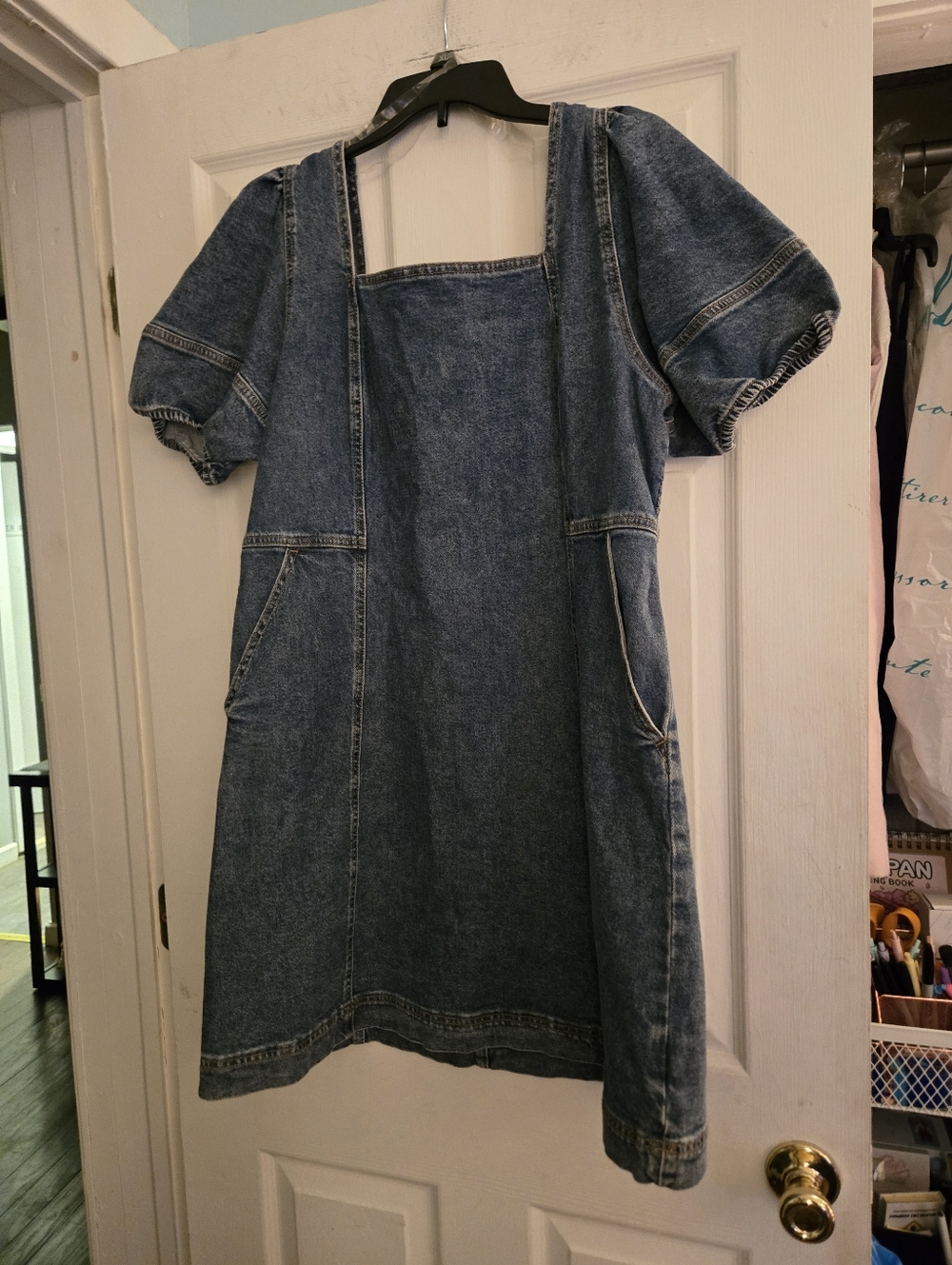 Juniors SO Denim Dress With Pockets